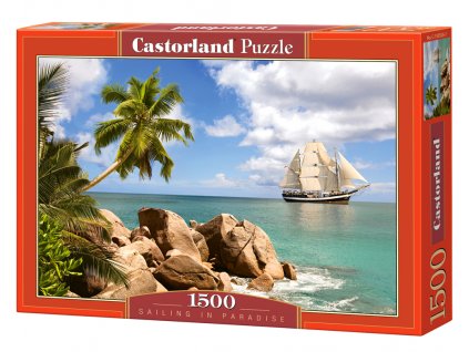 24354 2 puzzle castorland 1500 dilku plavba rajem