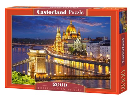 27588 puzzle castorland 2000 dilku soumrak v budapesti