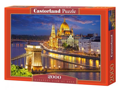 Puzzle Castorland 2000 dílků -Soumrak v Budapešti