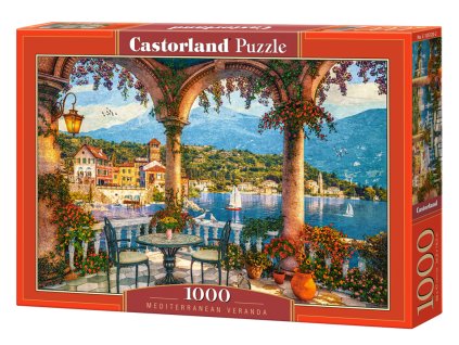 26319 puzzle castorland 1000 dilku stredomorske posezeni