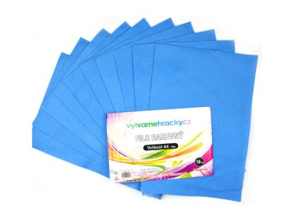 21096 1 filc 10 ks svetle modry a4 180 g
