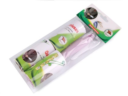 Čisticí váleček na textil samolepicí + 2 náhradní náplně (Balení 1 sada, Varianta 1 fialová sv.)