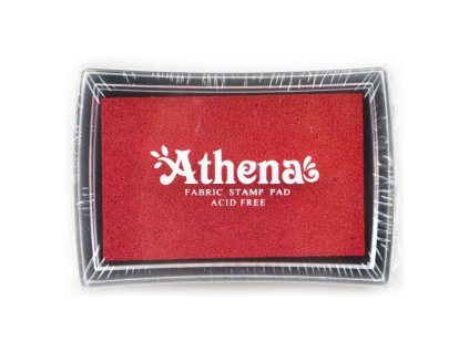 18945 1 poduska pro razitkovani na textil cervena