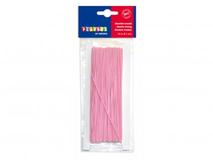 22011 1 gumicka 25 m x 1 mm ruzova