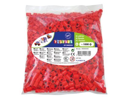 22983 1 koralky zazehlovaci velke maxi xl 1000 ks cervene