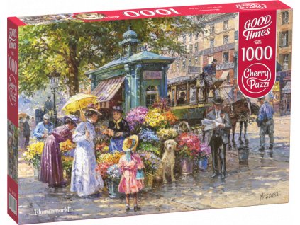 Puzzle Cherry Pazzi 1000d. Květinový trh