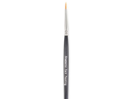 23496 2 766416413246 snz pro fine round brush black open pack close up 1