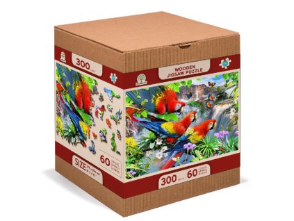 24438 1 drevene puzzle ostrov papousku l 300 dilku