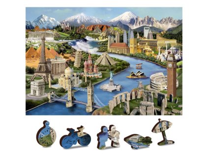 24477 1 drevene puzzle svetove pamatky s 75 dilku
