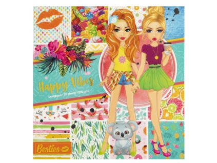 24825 1 designove papiry happy 20 listu
