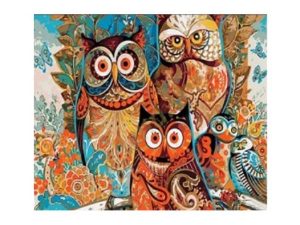 24954 1 diamantovy obrazek sovy 30x40cm