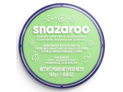 25869 766416184009 snz classic face paint 18ml pale green closed