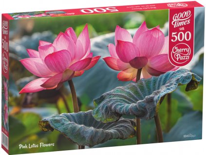 Puzzle 500d. Cherry Pazzi Růžový květ lotusu