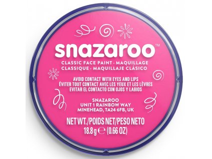 Snazaroo barva na obličej 18ml - růžová - "Bright Pink"