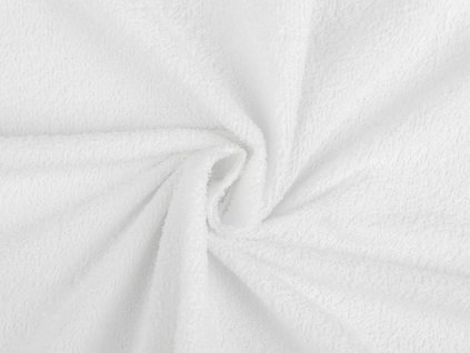 Bavlněné froté s nepropustnou membránou šíře 205 cm (Balení 1 m, Varianta 1 (27) bílá)
