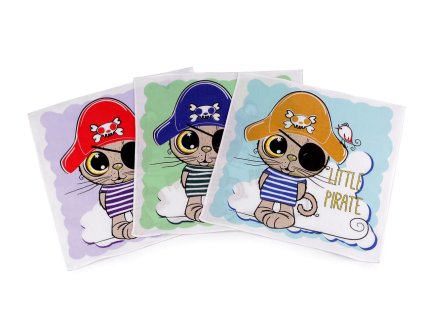 Dětský obrázkový kapesník (Balení 1 sáček, Varianta 4 mix vzorů auto)