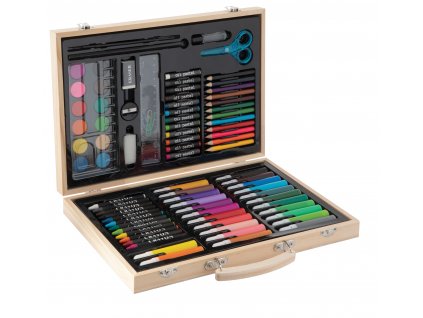 28439 2 sada na malovani a kresleni v kufriku 86 ks