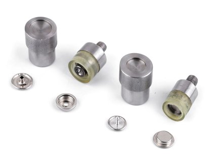 Piston na oboustranné kovové druky Ø15 mm (Balení 1 sada, Varianta nikl)