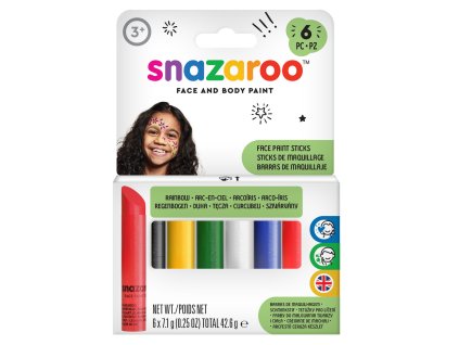 28835 1 snazaroo tycinky na oblicej 6 ks