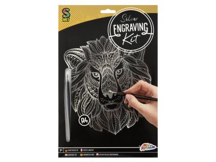 23205 skrabaci obrazek stribrny a4 lev