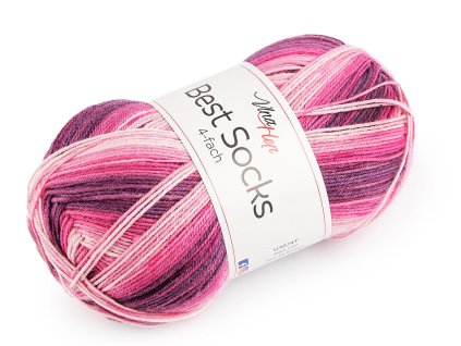 Pletací příze Best Socks samovzorovací / ponožkovka 100 g (Balení 1 ks, Varianta 18 (7074) multikolor)