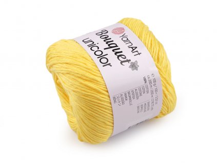 Bavlněná pletací příze Bouquet Unicolor 100 g (Balení 1 ks, Varianta 1 (3201) Off White)