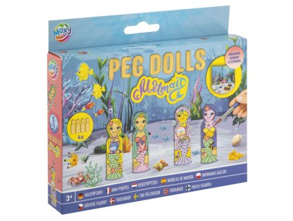 29894 drevene figurky morska panna
