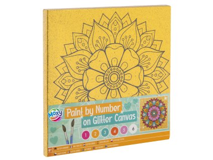 28310 malovani na glitrove platno podle cisel mandala