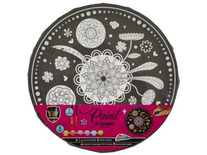 24846 1 malovani podle cisel na platno mandala