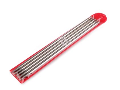 Ponožkové jehlice nerezové č. 2; 2,5; 3; 3,5; 4; 4,5; 5 (Balení 1 sada, Varianta 1 (2 mm) nikl)
