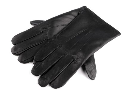 Pánské kožené rukavice (Balení 1 pár, Varianta 1 (vel. XL) černá)