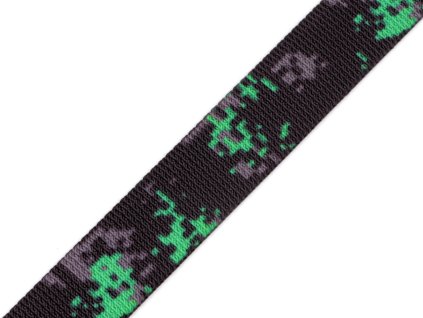 Oboustranný popruh šíře 20 mm (Balení 1 m, Varianta 1 černá šedá)