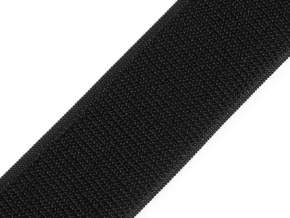 Suchý zip plyš šíře 50 mm elastický (Balení 1 m, Varianta černá)