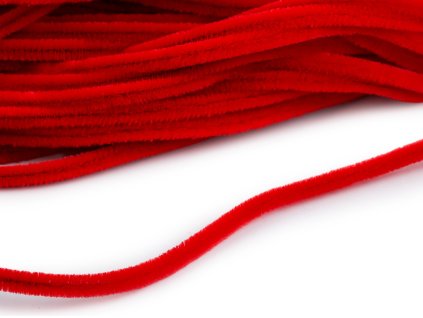 Chlupatý drátek na tvoření Ø6 mm metráž (Balení 5 m, Varianta 2 červená)