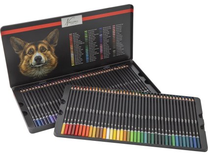 31245 1 nassau fine art professioneel 80 delige kleurpotloden set tekenset professionele kleurpotloden rijke levendige kleuren professionele kleurpotloden voor kinderen en volwassenen 8720257145645