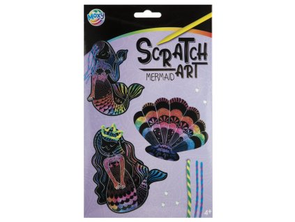 31290 1 skrabaci obrazek s doplnky morska panna