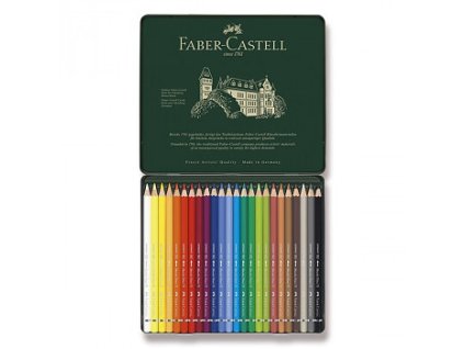 Akvarelové pastelky Faber- (Barva Castell 24ks Albrecht Dürer)