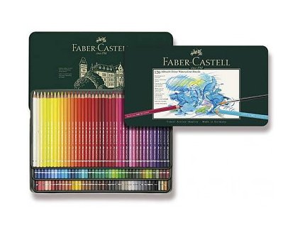Akvarelové pastelky Faber- (Barva Castell 120ks Albrecht Dürer)