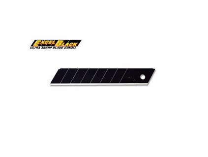 Náhradní čepele 18mm Olfa LBB-10 Excel Black (Barva Excel Black)