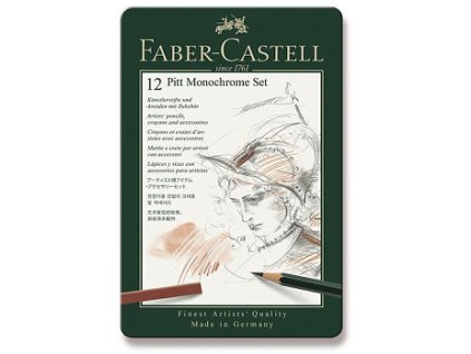 Kreslířská sada Faber- (Barva Castell Pitt 12ks)