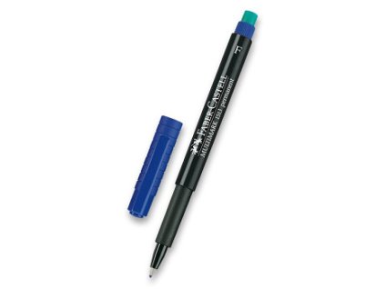 Permanentní fix Faber-Castell Multimark – modrý F (Barva modrý F)
