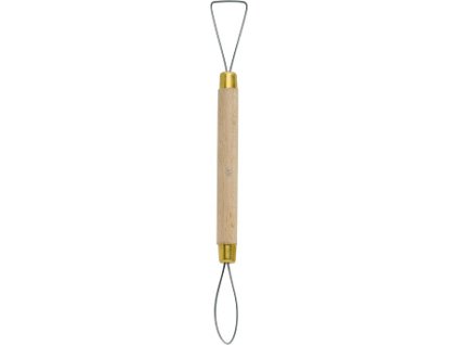 Očko oboustranné drátěné 25cm B06 - (Barva kapka a trojuhelník 3,5 cm)