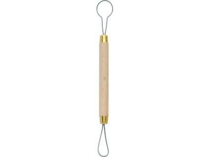 Očko oboustranné drátěné 25cm B02 - (Barva kapka a kulaté vyklenuté)