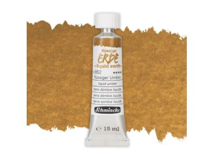 Přírodní barva Schmincke Liquid Earth 15ml – Umber (Barva Umber)