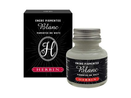 Kaligrafický inkoust Herbin 30ml – bílý (Barva bílý)
