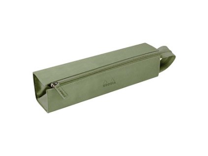 Zipový penál na psací potřeby Rhodia 5x23cm – Celadon (Barva Celadon)