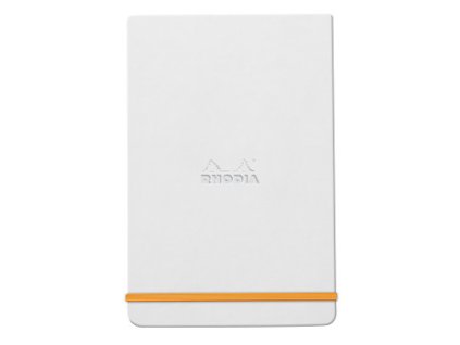 Zápisník Rhodia s pevnými deskami 9x14cm – White (Barva White)