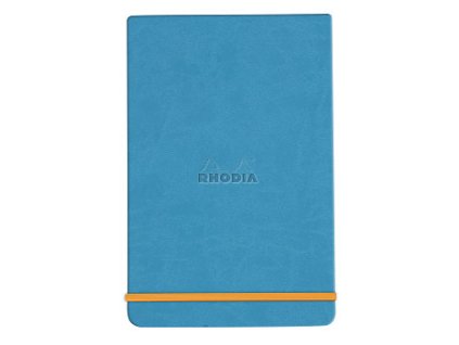 Zápisník Rhodia s pevnými deskami 9x14cm – Turquoise (Barva Turquoise)