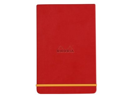 Zápisník Rhodia s pevnými deskami 9x14cm – Poppy (Barva Poppy)