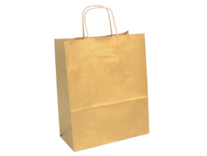 Barevná papírová taška Clairefontaine 22x27cm (Barva Gold)